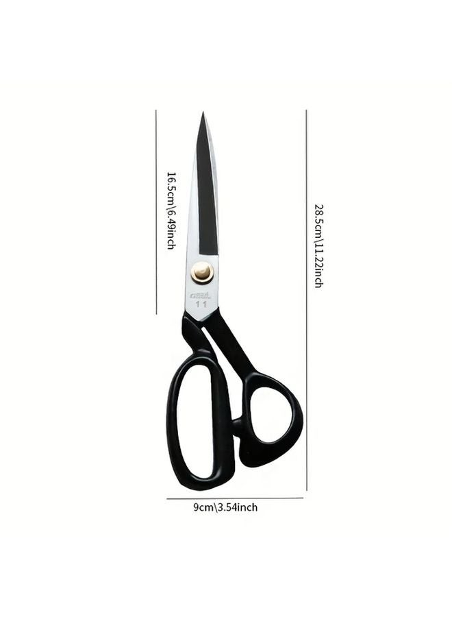 11 Inch White Blade Heavy Duty Professional Tailoring Scissors For Fabric Cutting - Image 3
